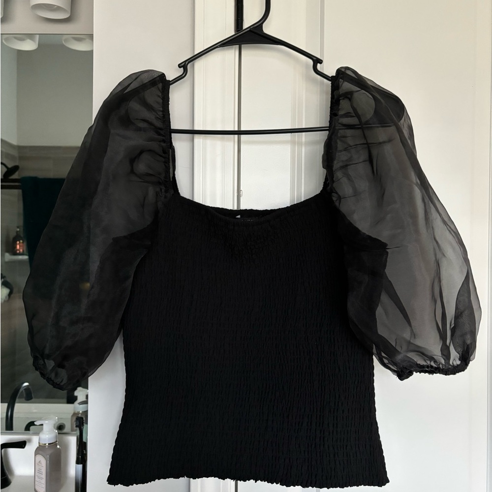 🖤 puff sleeves top 🖤